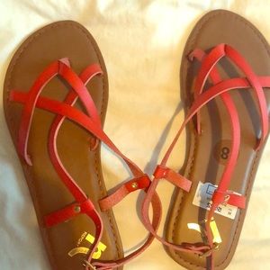 Women’s strappy sandals size 8